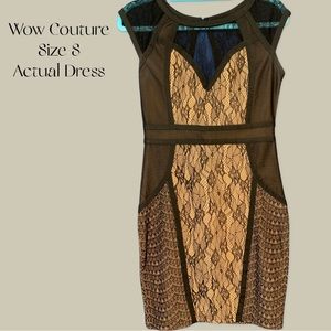 Wow Couture Bandage Cocktail Dress, Size Small